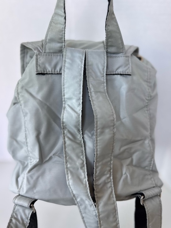 Vintage Y2K Ralph Lauren Polo Sport Silver Small bucket backpack *Flaws main image 12